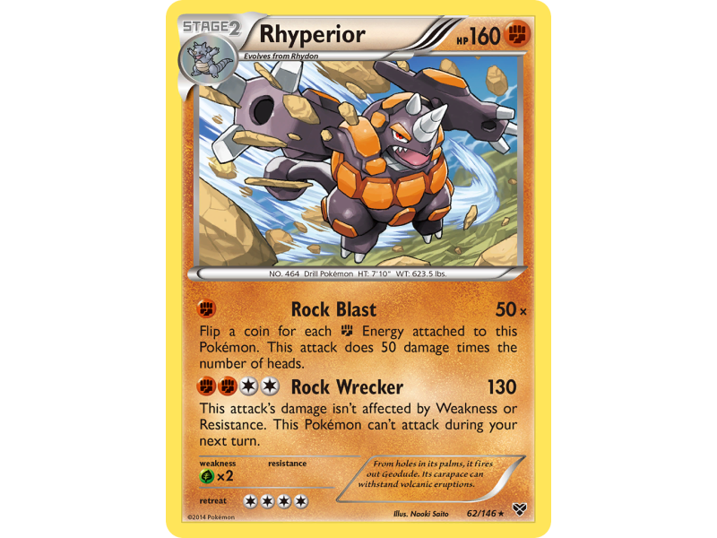 Rhyperior (Reverse Holo)