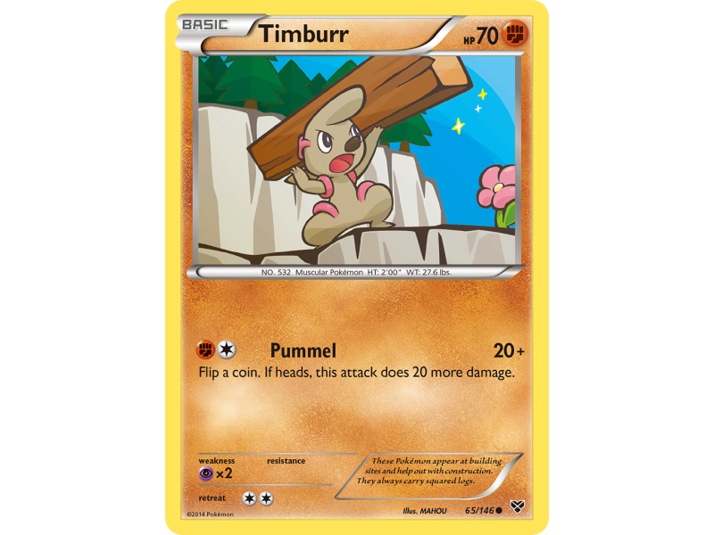 Timburr (Reverse Holo)