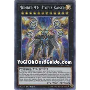 Number 93: Utopia Kaiser (Secret Rare) – Battles of Legend: Hero's Revenge | Carta YUGIOH en México