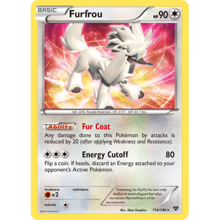 Furfrou (Reverse Holo)