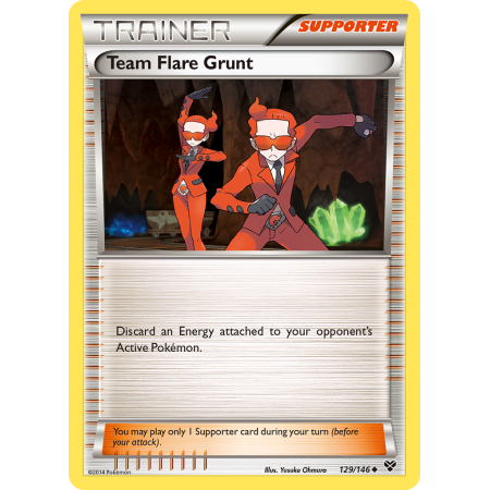 Team Flare Grunt (Reverse Holo)