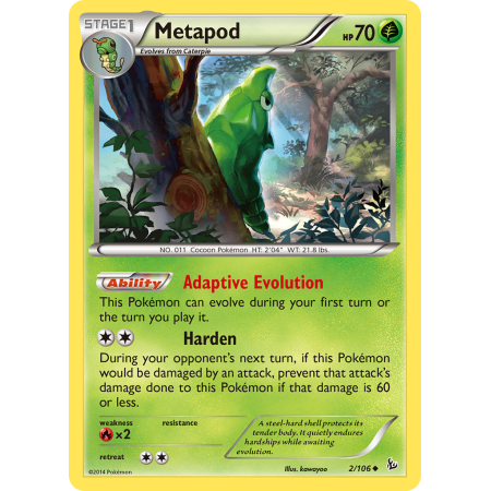 Metapod (Reverse Holo)