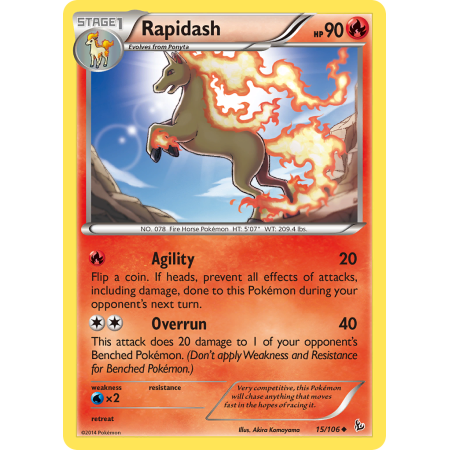 Rapidash (Reverse Holo)