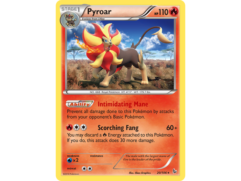 Pyroar (Reverse Holo)