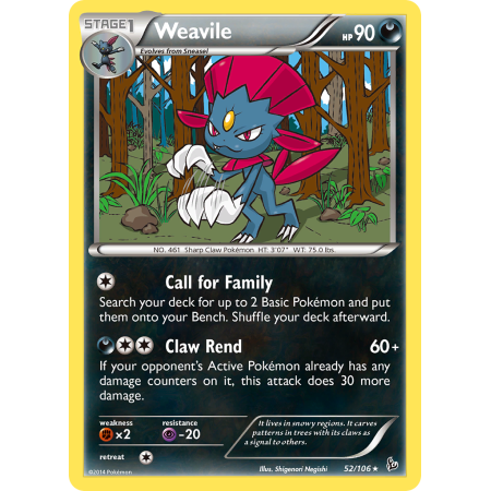 Weavile (Reverse Holo)