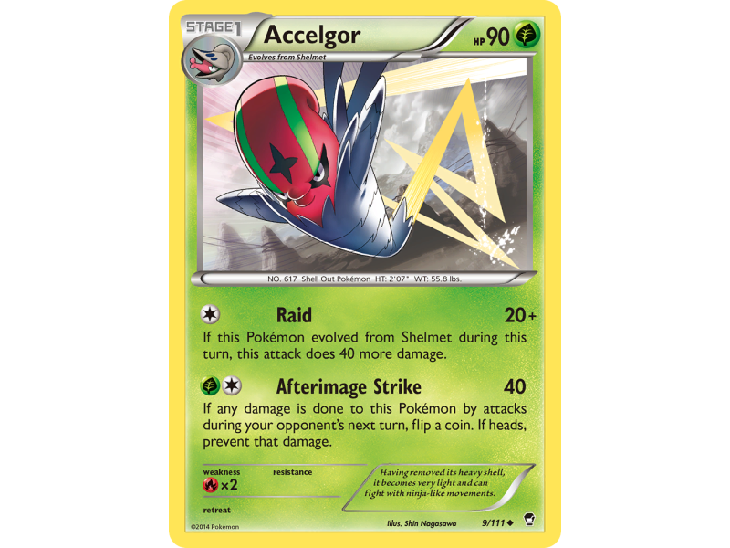Accelgor (Reverse Holo)