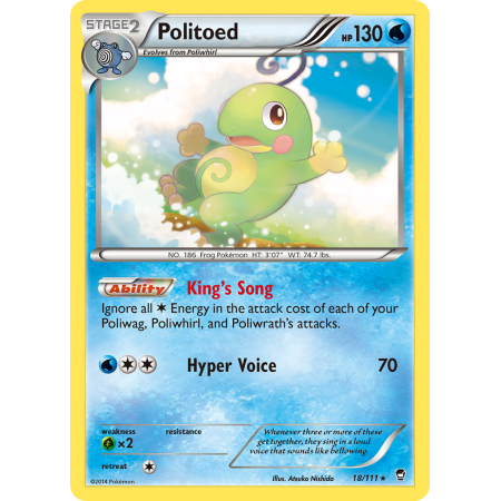 Politoed (Reverse Holo)