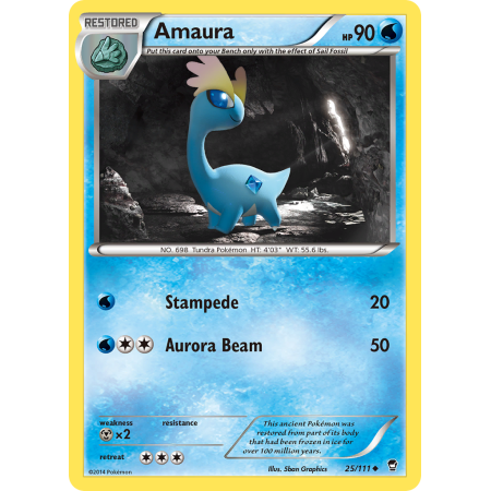 Amaura (Reverse Holo)
