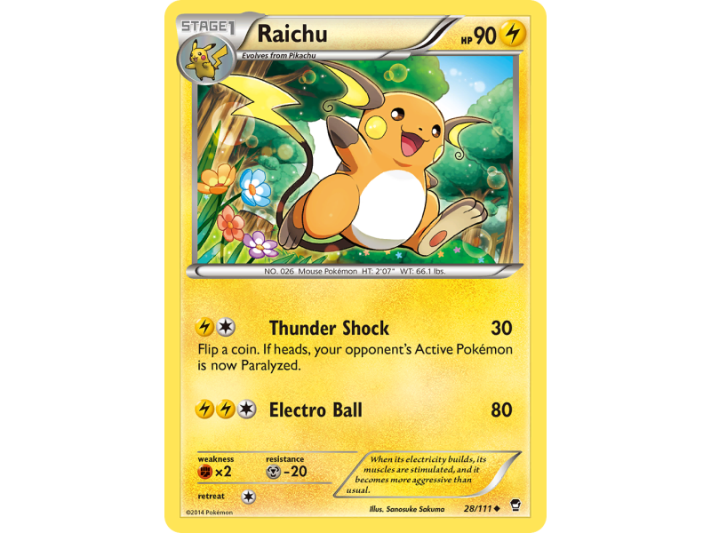 Raichu (Reverse Holo)
