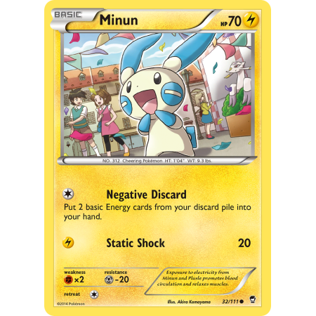 Minun (Reverse Holo)