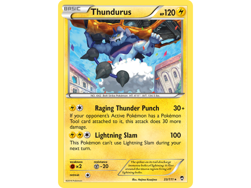 Thundurus (Reverse Holo)
