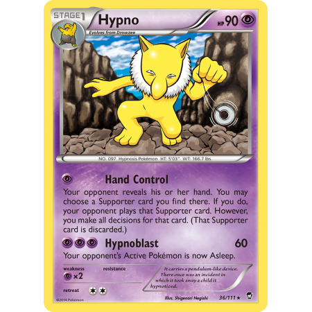 Hypno (Reverse Holo)