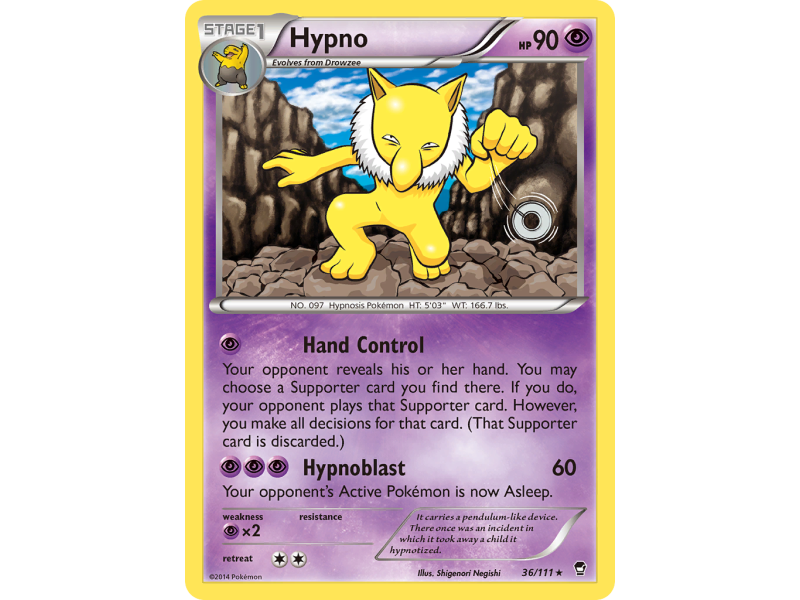 Hypno (Reverse Holo)