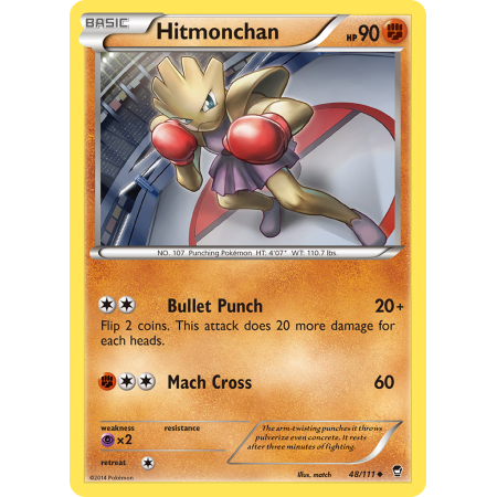 Hitmonchan (Reverse Holo)