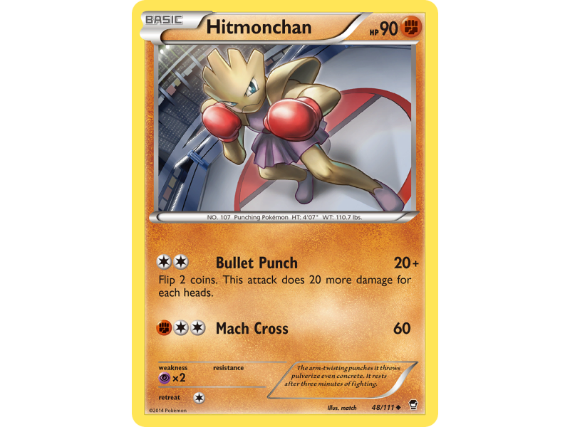 Hitmonchan (Reverse Holo)