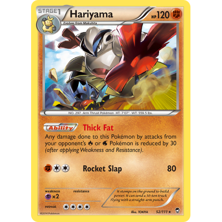 Hariyama (Reverse Holo)