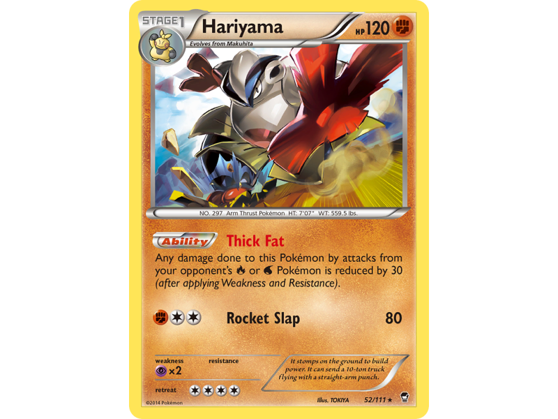Hariyama (Reverse Holo)