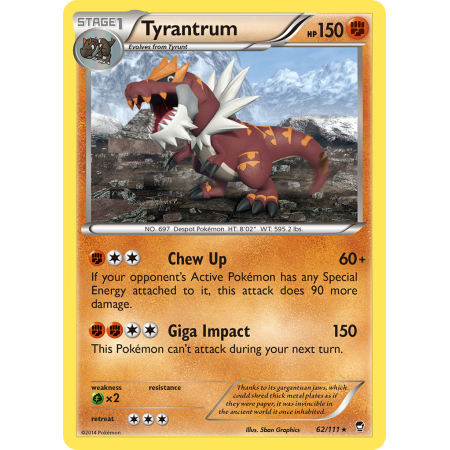 Tyrantrum (Reverse Holo)