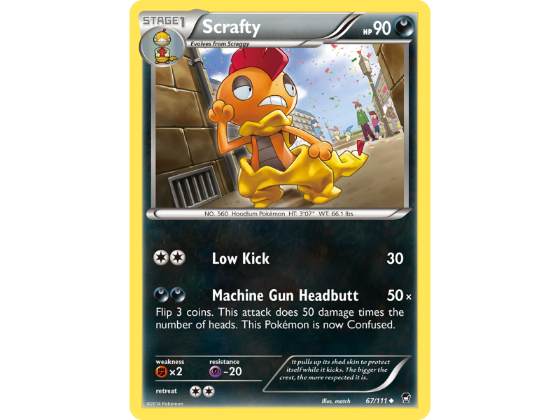 Scrafty (Reverse Holo)