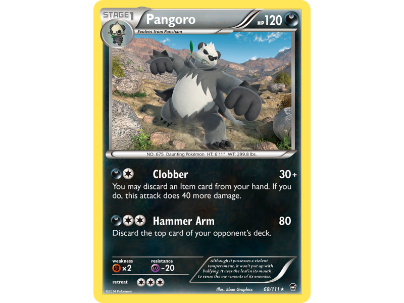 Pangoro (Reverse Holo)
