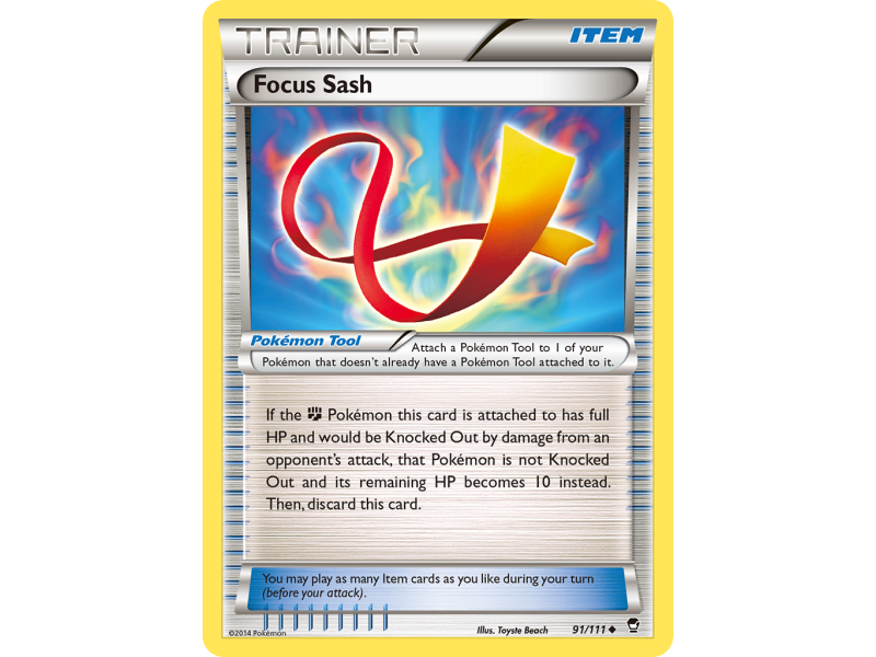 Focus Sash (Reverse Holo)