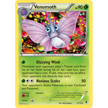 Venomoth (Reverse Holo)