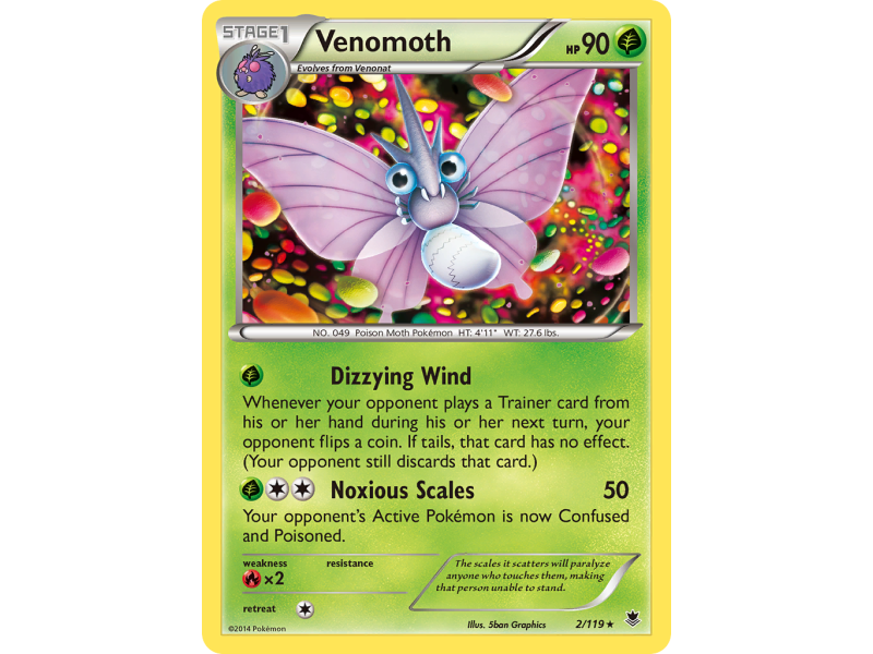 Venomoth (Reverse Holo)