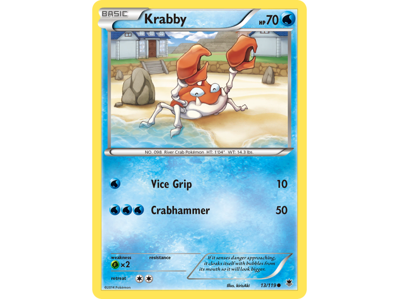 Krabby (Reverse Holo)