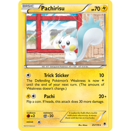 Pachirisu (Reverse Holo)