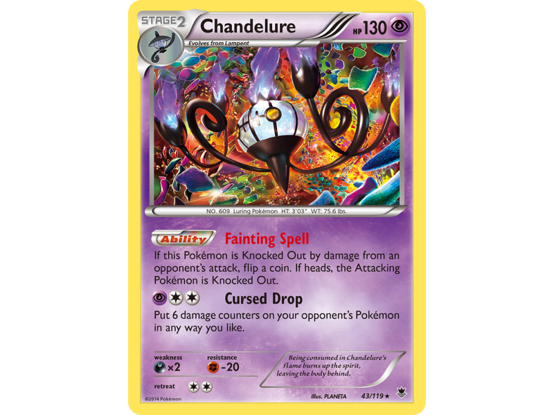 Chandelure (Reverse Holo)