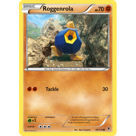 Roggenrola (Reverse Holo)