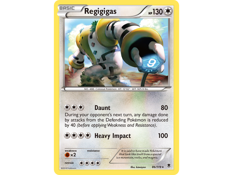 Regigigas (Reverse Holo)