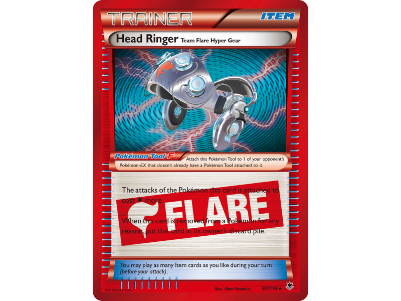 Head Ringer Team Flare Hyper Gear (Holo)