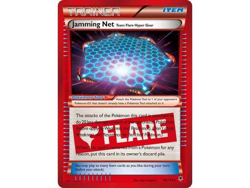 Jamming Net Team Flare Hyper Gear (Holo)