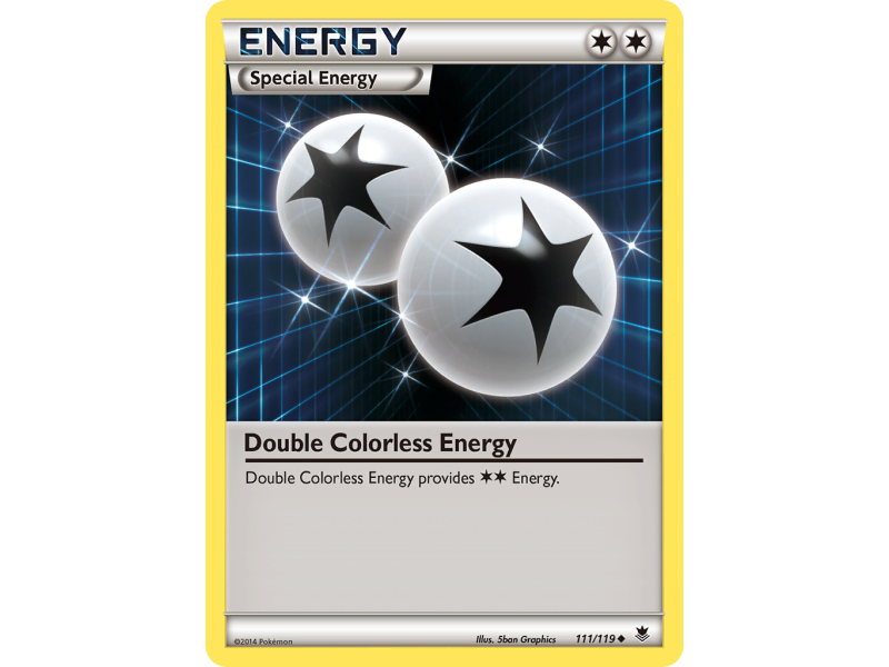 Double Colorless Energy