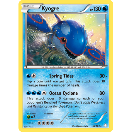 Kyogre (Reverse Holo)