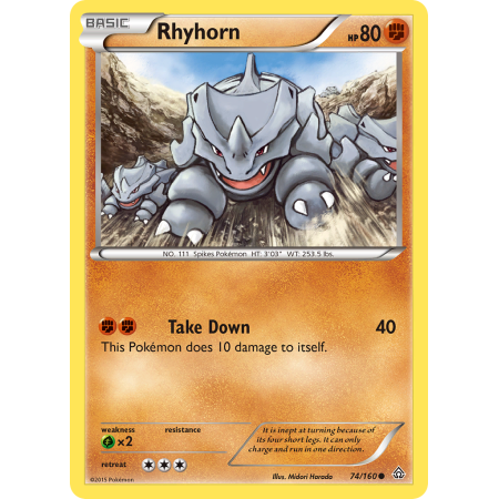 Rhyhorn (Reverse Holo)