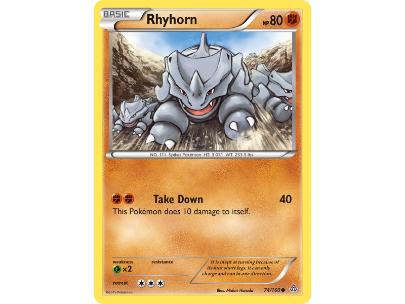 Rhyhorn (Reverse Holo)