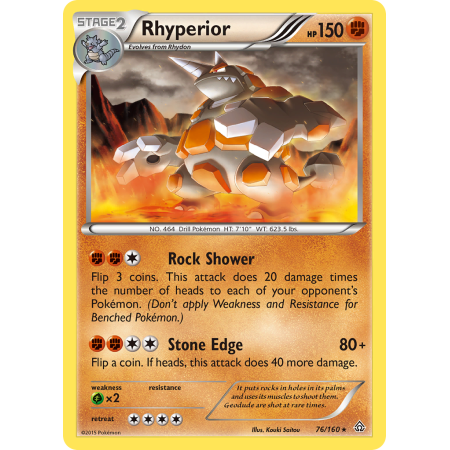 Rhyperior (Reverse Holo)