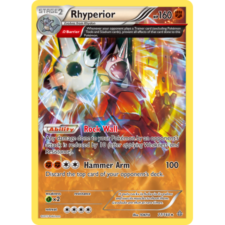 Rhyperior (Reverse Holo)