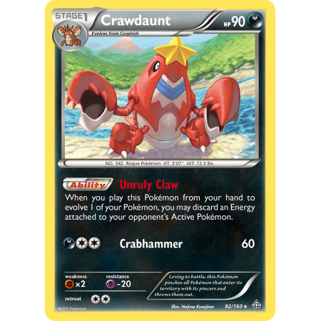 Crawdaunt (Reverse Holo)