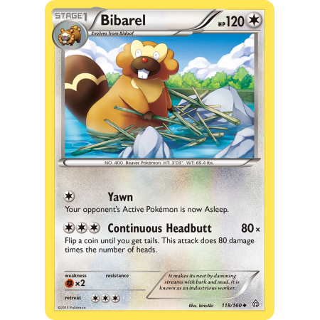 Bibarel (Reverse Holo)