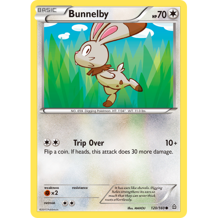 Bunnelby (Reverse Holo)
