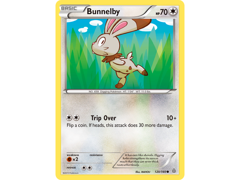 Bunnelby (Reverse Holo)
