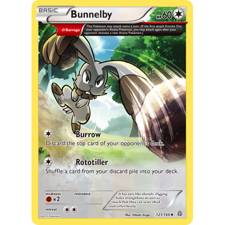 Bunnelby (Reverse Holo)