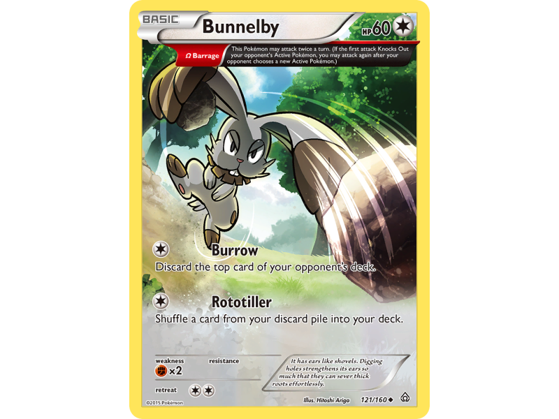 Bunnelby (Reverse Holo)