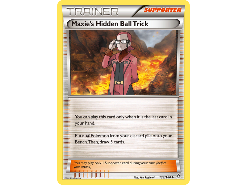 Maxie's Hidden Ball Trick (Reverse Holo)