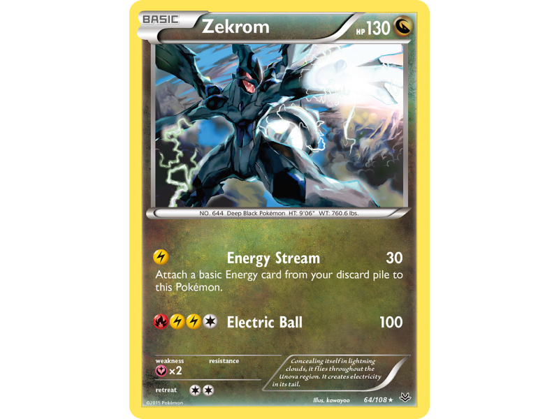 Zekrom (Reverse Holo)