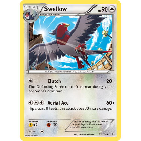 Swellow (Reverse Holo)