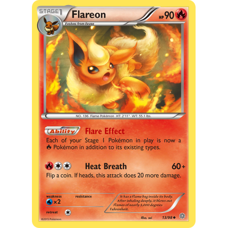 Flareon (Reverse Holo)